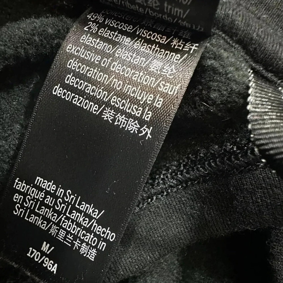 Victorias Secret Sport Black Pullover Sweatshirt Keyhole Open Back High Low Sz M - Picture 7 of 10